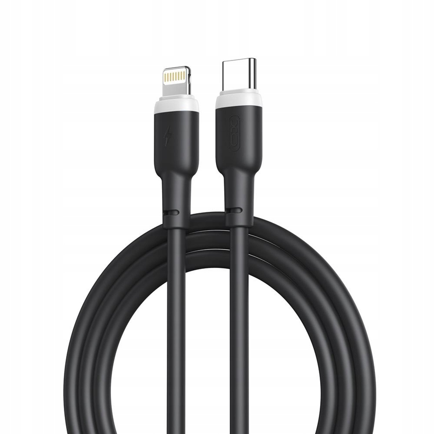 XO NB208A PD USB-C naar Lightning kabel 1m 20W Zwart