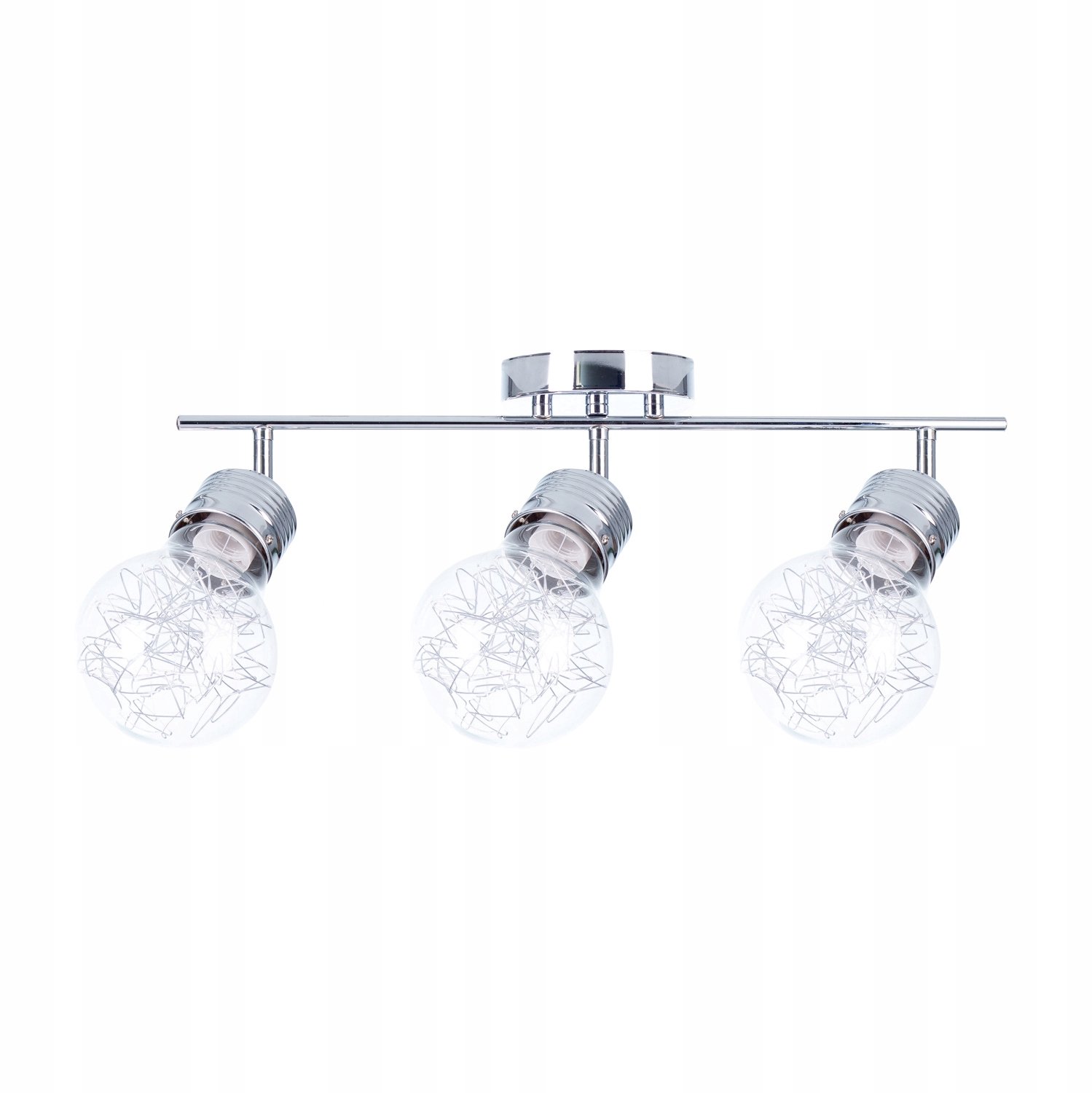 FLO 3 Plafond Hanglamp LED Chroom - 3 Lichtpunten