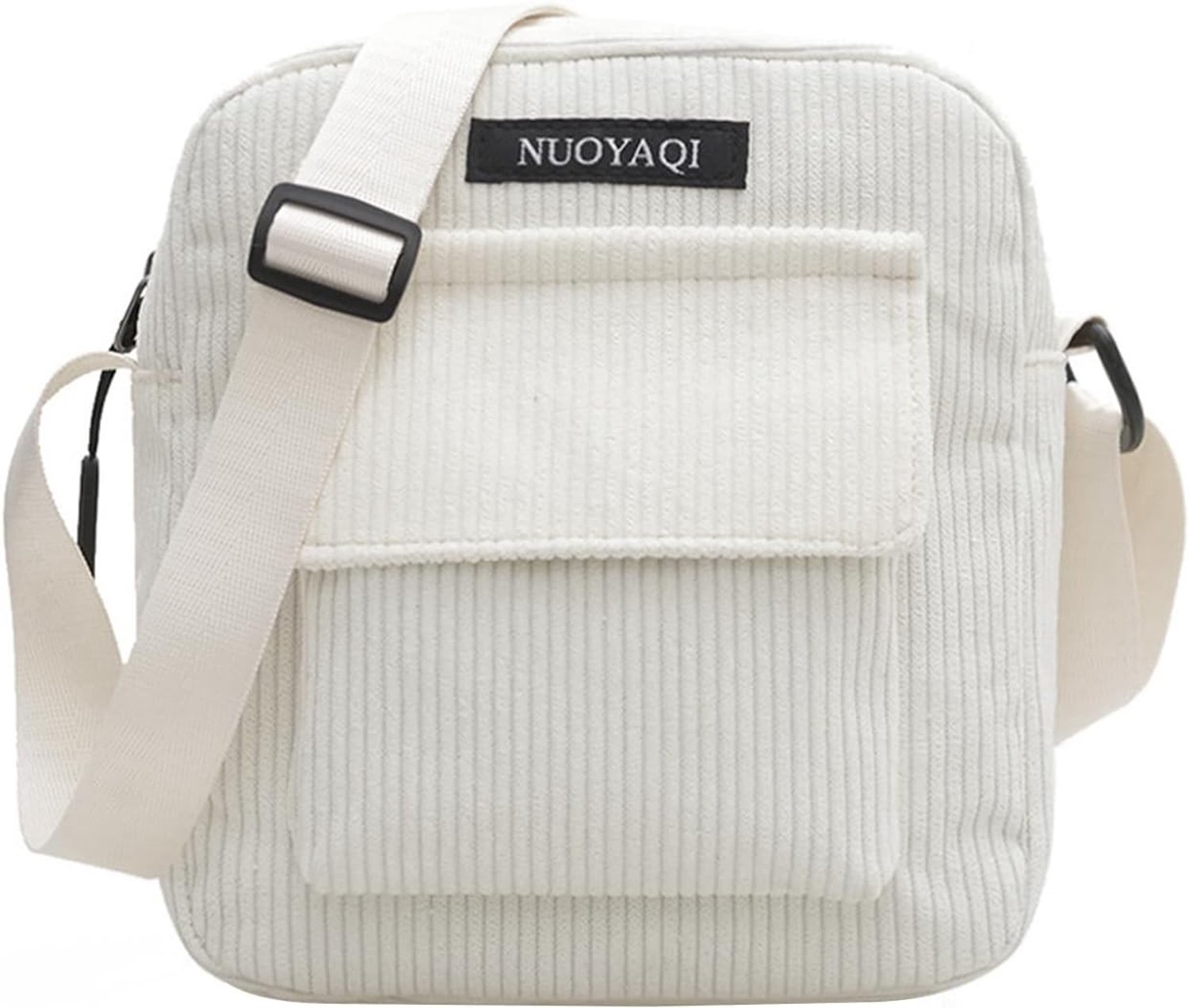 Kleine Corduroy Schoudertas voor Dames, Handtas met Verstelbare Schouderband, Ideaal voor Winkelen, Werk en Reizen, Ruimte voor Mobiele Telefoon