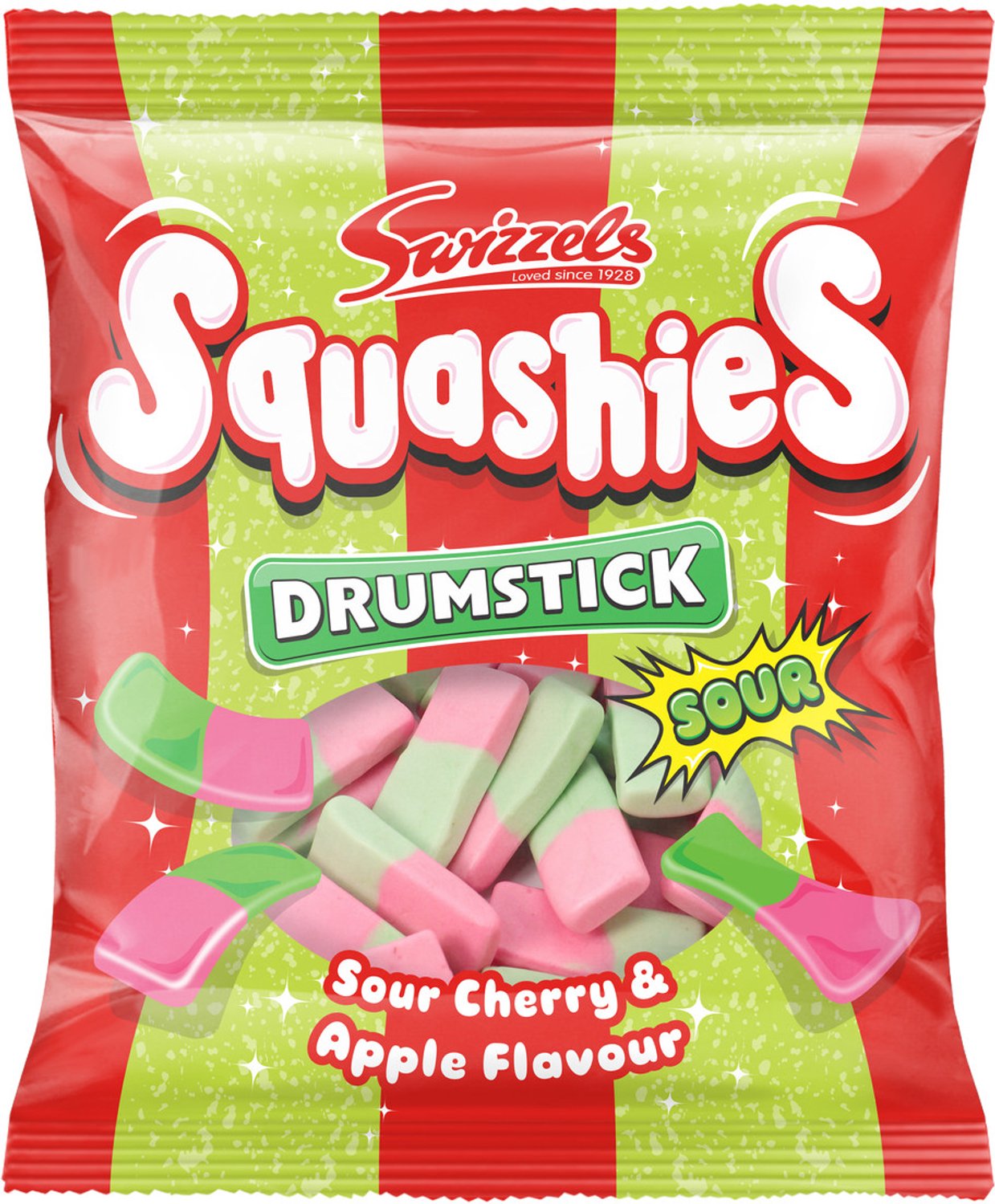 Swizzels Matlow Squashies Cherry & Apple - Engels zacht snoep - 12 x 120 g