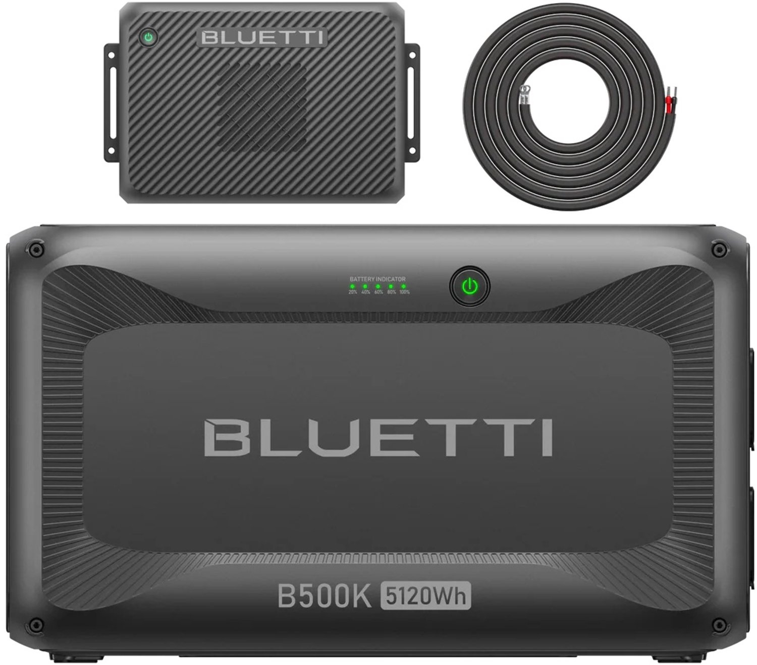 BLUETTI B500K 5,12 kWh + Charger 2 1200W DC-DC Lader – Uitbreidbare Energieopslag tot 100 kWh – voor Camper, Caravan en Thuis-energieback-up