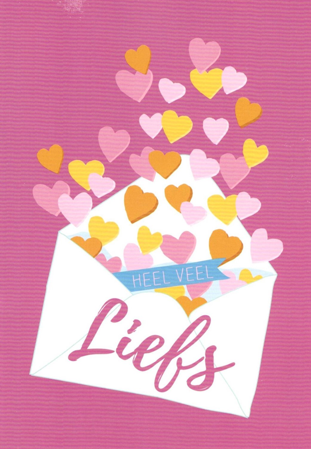 Veel liefs kaart | Wenskaart | 10 stuks | Heel veel liefs