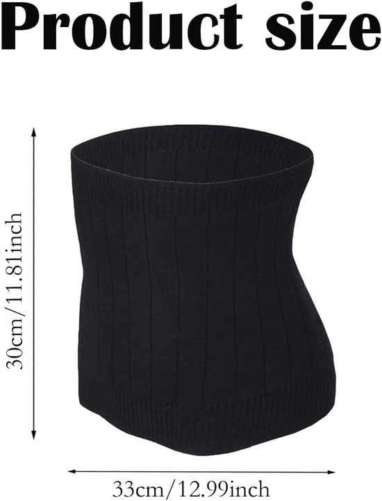 Dames Nierwarmer van Kasjmier - Gebreide Onderste Rugbeschermer met Elastische Steun en Comfortabele Warmte — afbeelding 5