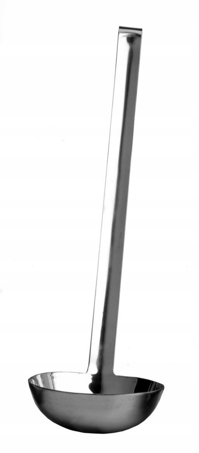 Soeplepel roestvrij staal 9 cm