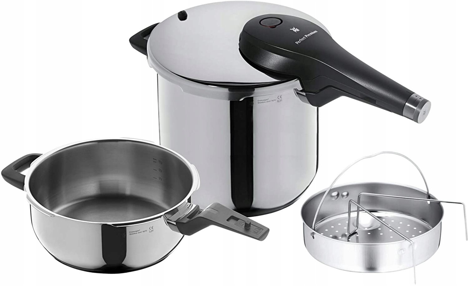 WMF Perfect Premium Snelkookpan 22 cm 6,5L RVS