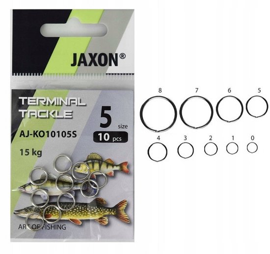 Jaxon Verbindingsringen Maat 5 - 10 Stuks — afbeelding 2