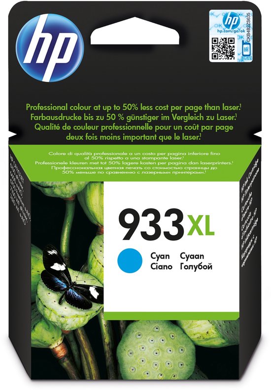 HP 933XL Cartridge Cyaan