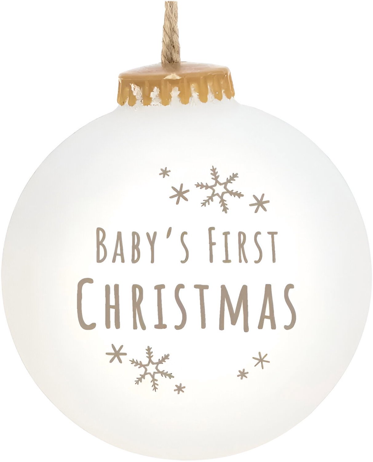 Ball white baby's 1e kerst 85mm