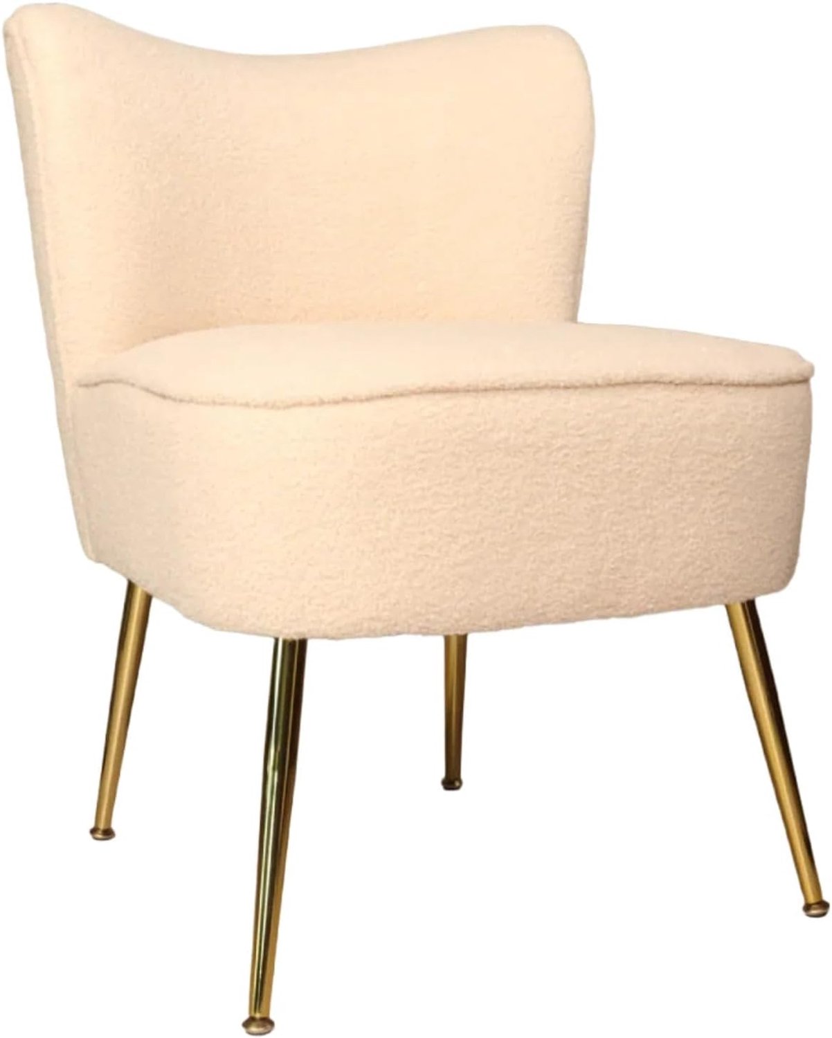 Zitbank 1 persoons Teddy beige stoel bankje