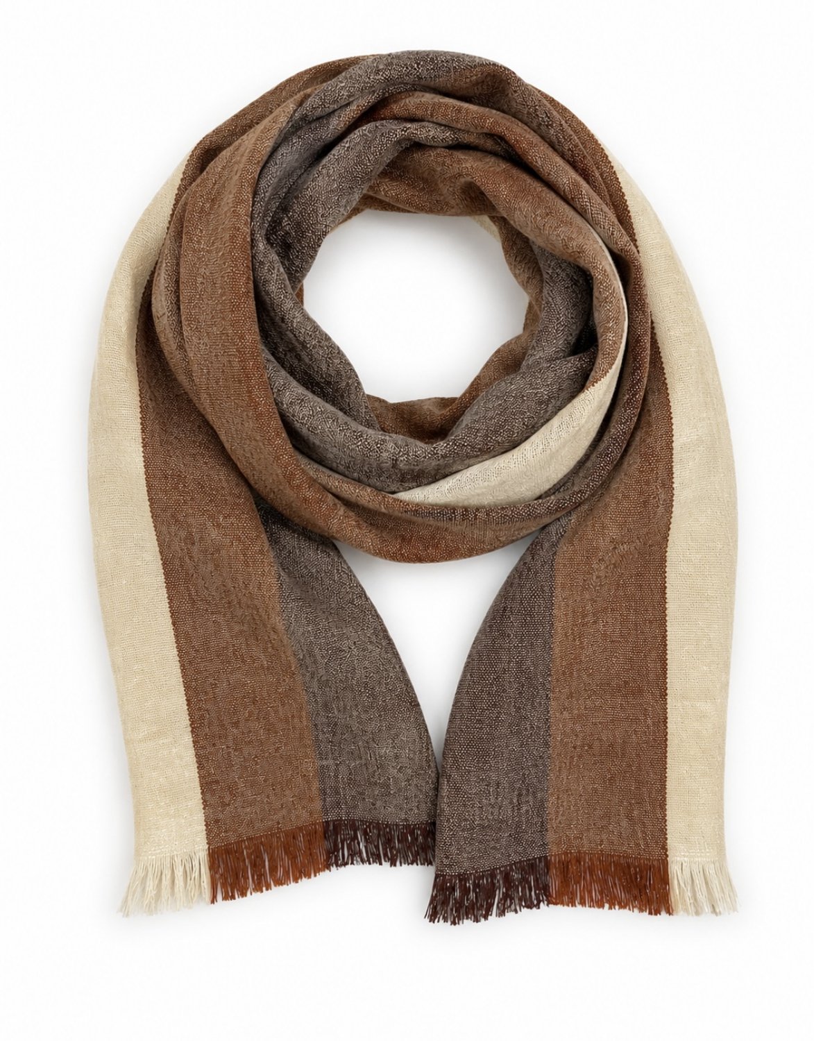Alpaca | Sjaal | Cafe Creme | 195x33 cm | Handgeweven