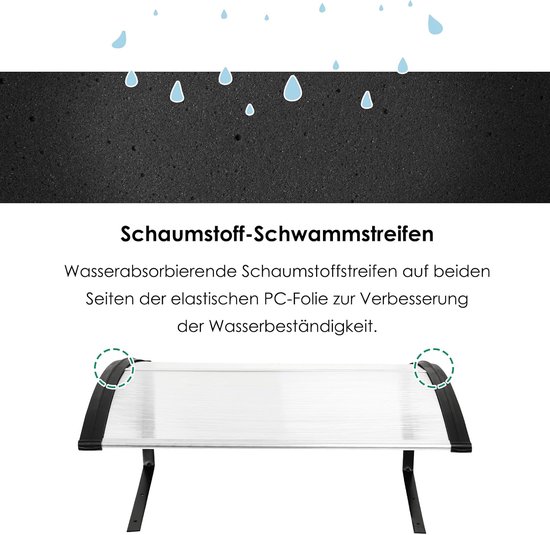 Garage voor robotmaaier, 106 x 87 x 50 cm, carport voor robotmaaier, overkapping voor robotmaaier, garage; bescherming tegen regen, hagel en uv-stralen — afbeelding 5