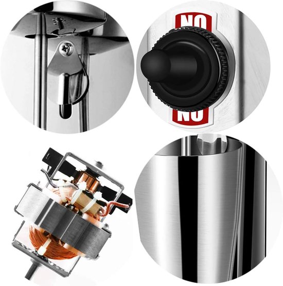 650 ml roestvrij staal blender high-performance mixer milk shake mixer melk shaker machine verticale mixer drankmixer barmixer cocktailshaker drankmixer 180W — afbeelding 3