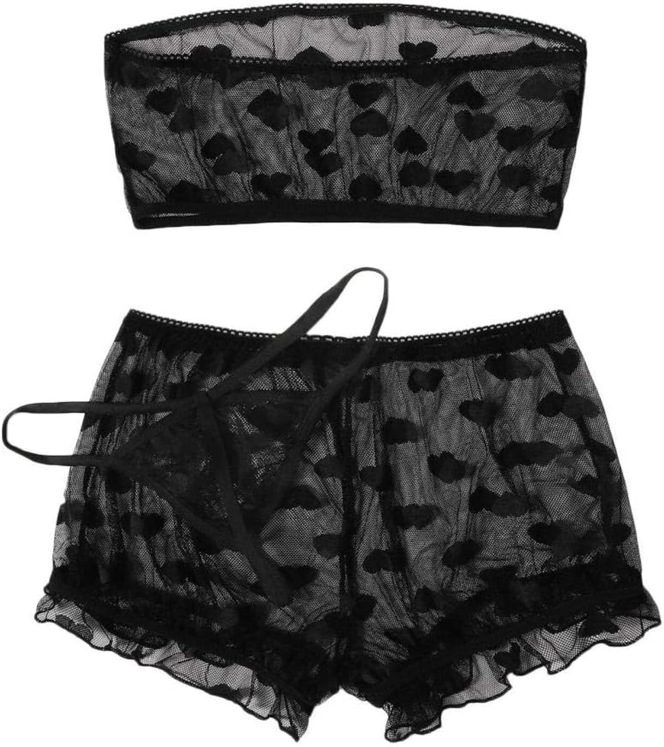 & cosplay voor volwassenen Vrouwen Lingerie Transparante Draadloze Beha Slips Nachtkleding Sexy Kostuum Hol Kant