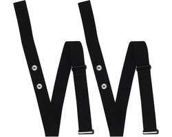 Verstelbare Elastische Band voor Hartslagmonitor, Compatibel met ANT+ en Bluetooth, Geschikt voor Garmin, Wahoo, Polar H10 H9, Coospo, Magene, Bryton, Livlov, Ideaal voor Sport en Fitness
