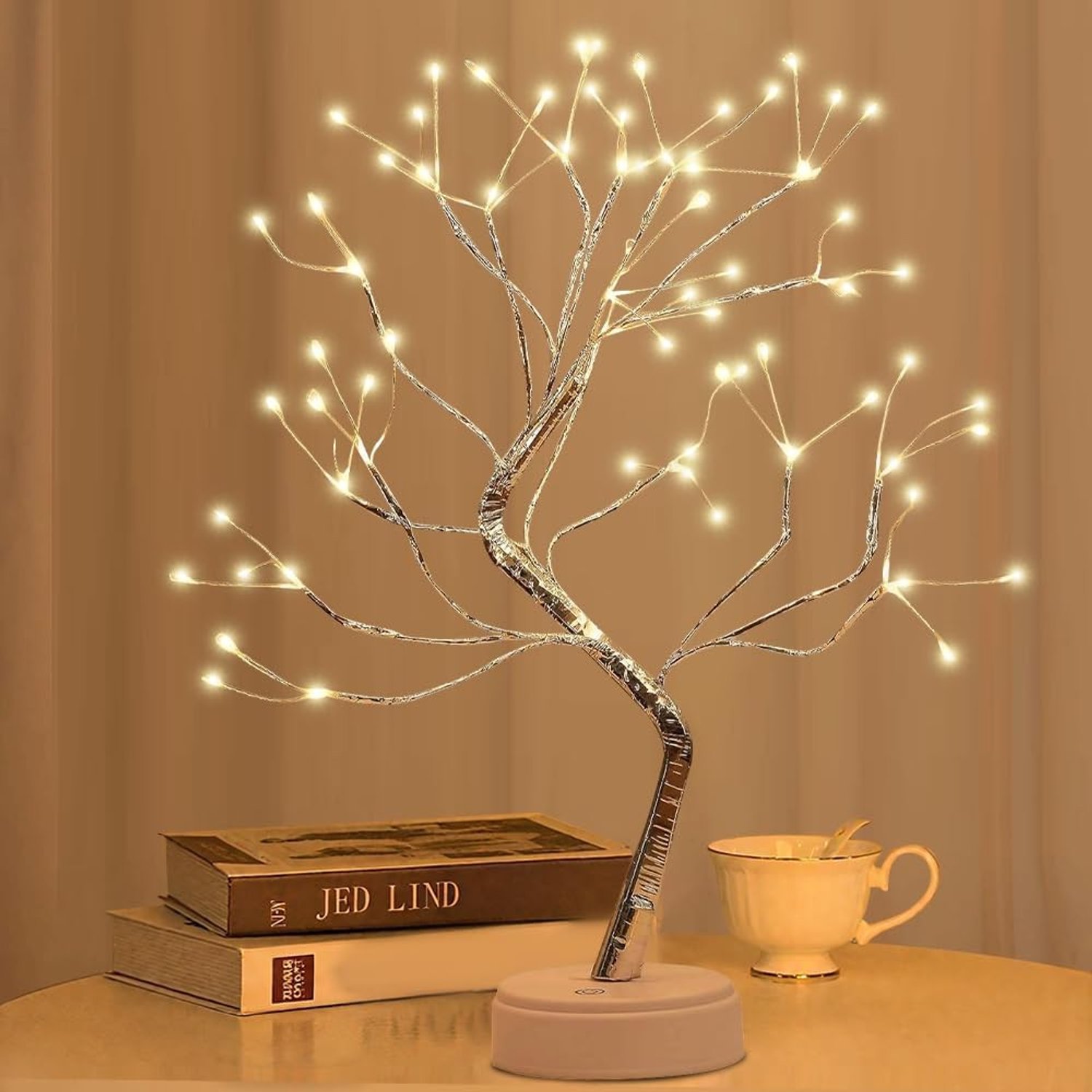 Led-boomverlichting - Zilver - 108 leds - Met USB/batterijvoeding - Voor Binnen