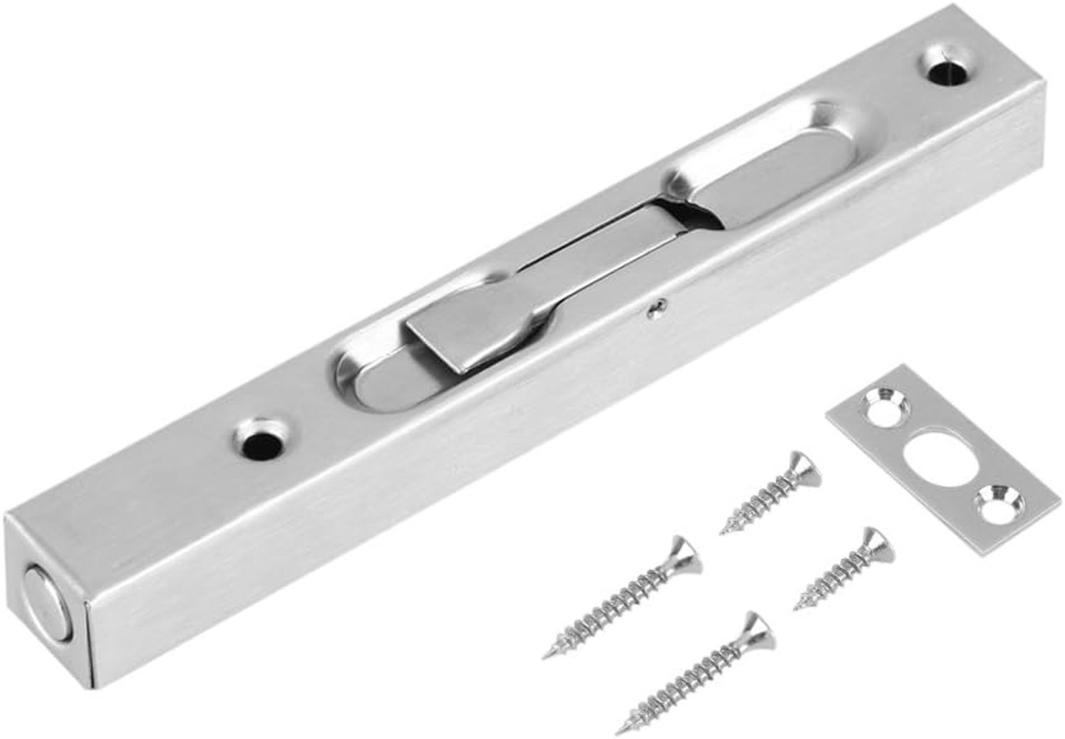 Deurgrendel 6 inch - roestvrij staal - beveiligingshendel - eenvoudig te gebruiken - ShopVlot