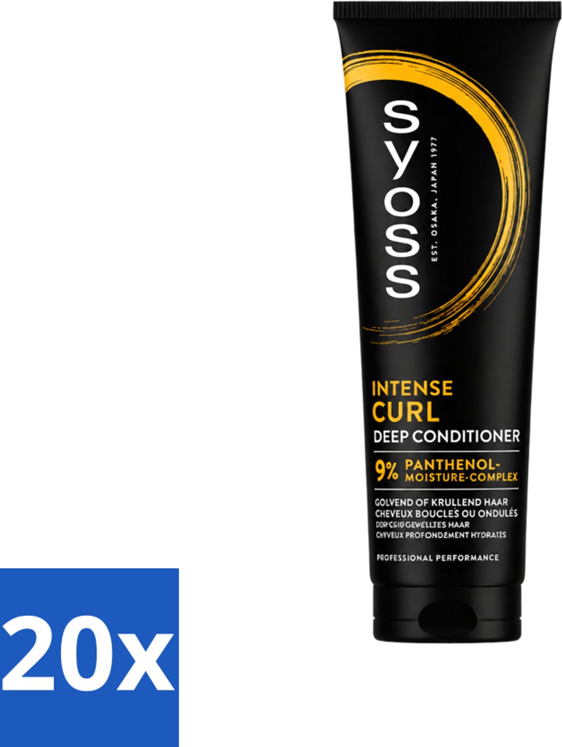 20 x Syoss - Intense Curls - Deep Conditioner - Elastische Krullen - 250 ml - Voordeelverpakking - 20 stuks