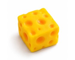 Squeezy Cheese – Squishy Kaasblokje – Fidget Toy – Stressbal – Super Soft – 1 stuk