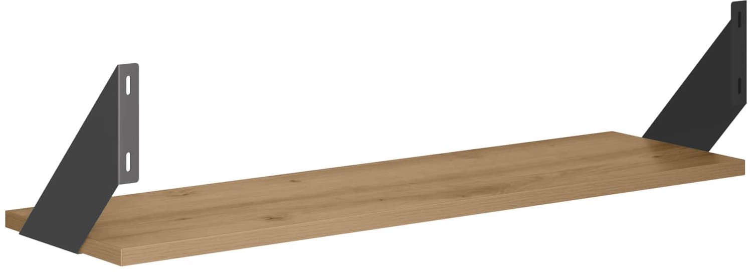 vidaXL Wandplanken - 4 - st - Artisanaal - eiken - 70 - x - 20 - x - 17 cm Artisanaal eiken