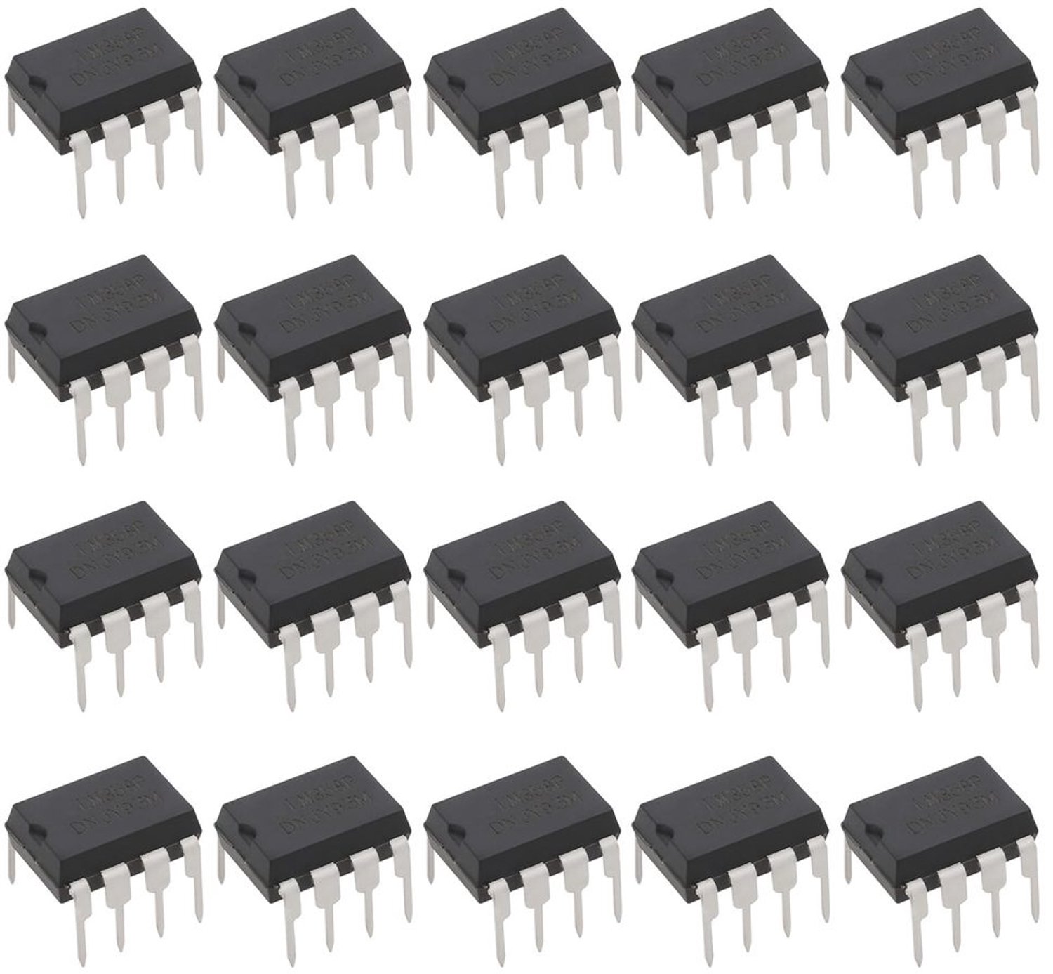 Operationele Versterker LM358N - 50 Stuks - 8Pin - Metaal - Signaalversterking - Geschikt voor Elektronische Apparaten - IC Chip