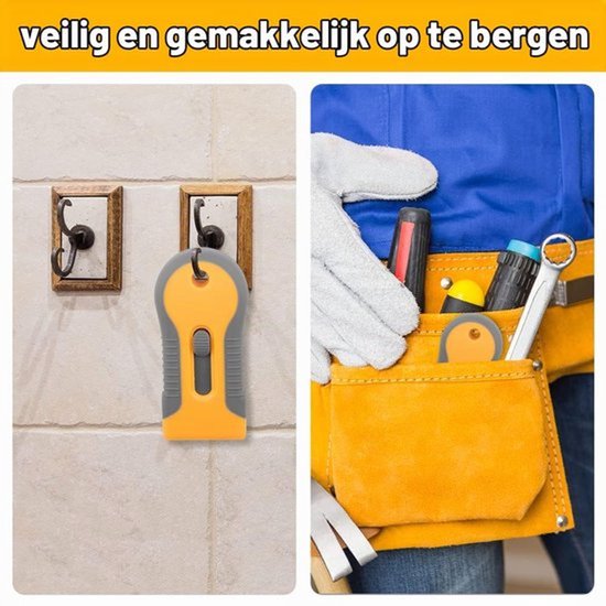 Glazen kookplaatschraper met 20 vervangende schrapermessen — afbeelding 5