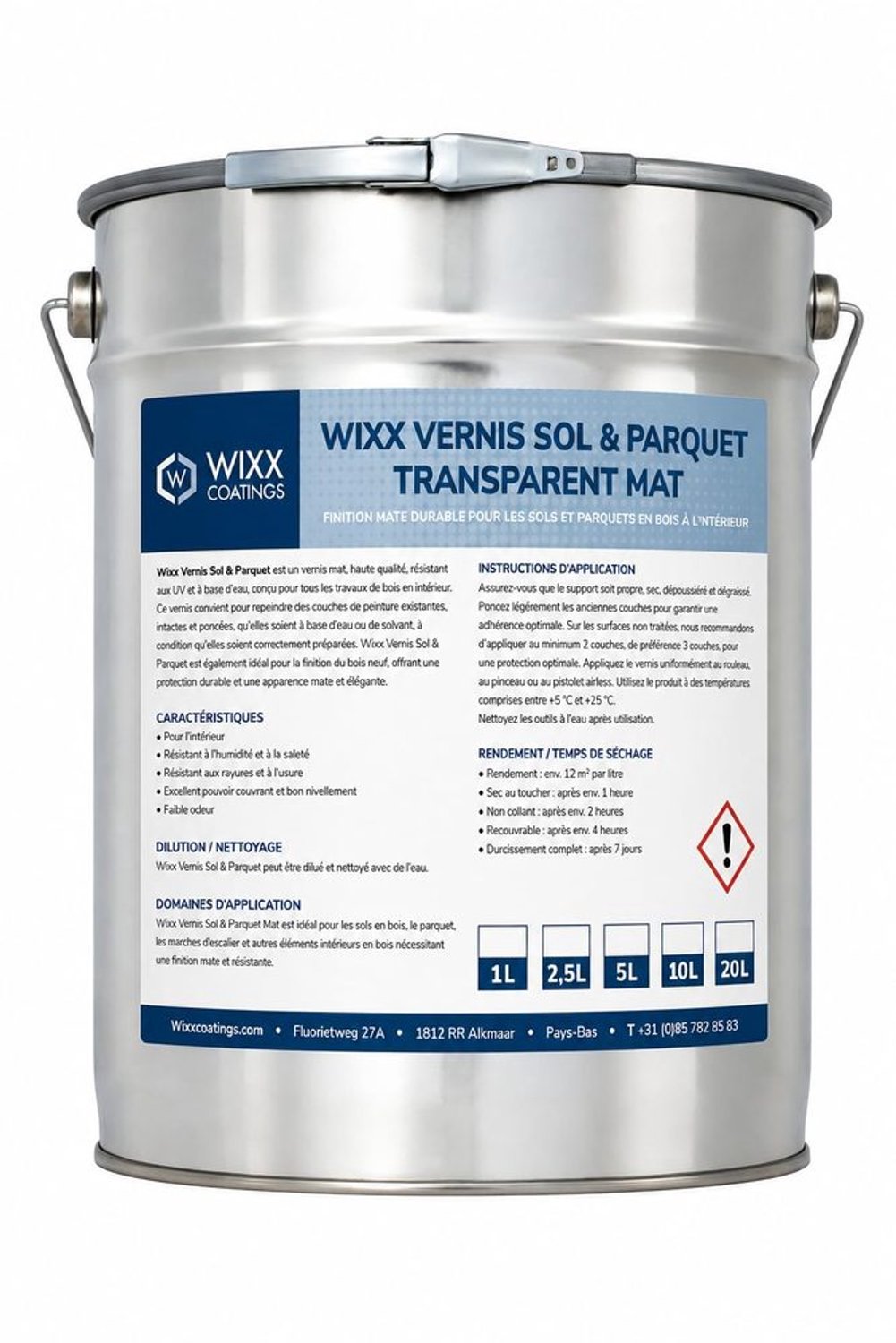 Vloer- en Parketlak - Transparant Mat - 10L