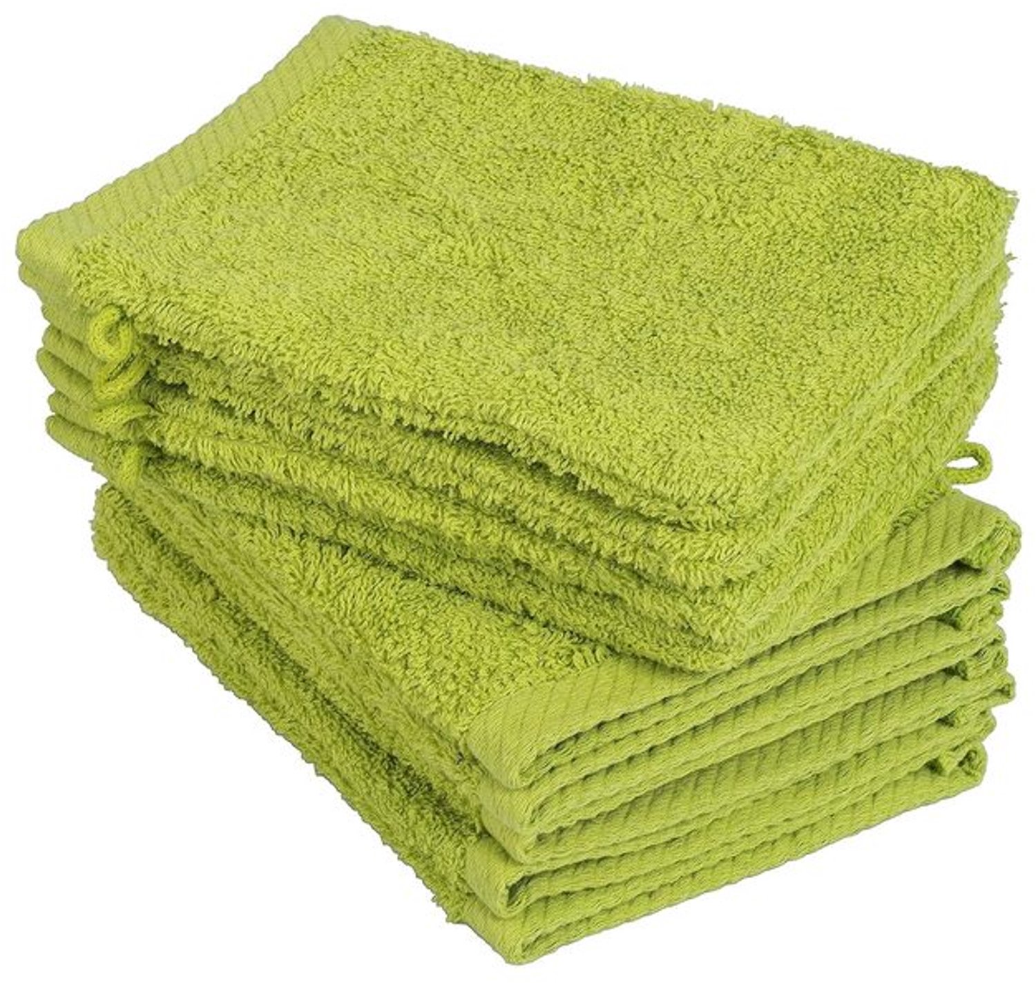 Washandjes Set van 10 - 100% Katoen - Afmetingen 15 x 21 cm - Zacht en Slijtvast - Onderhoudsarm - Hoogwaardige Rand - Handdoek