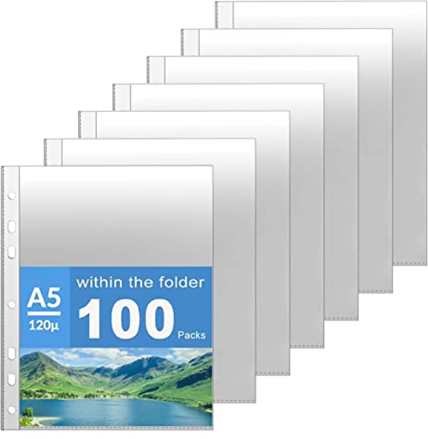 100 Transparante Polypropyleen Documenten Enveloppen A5