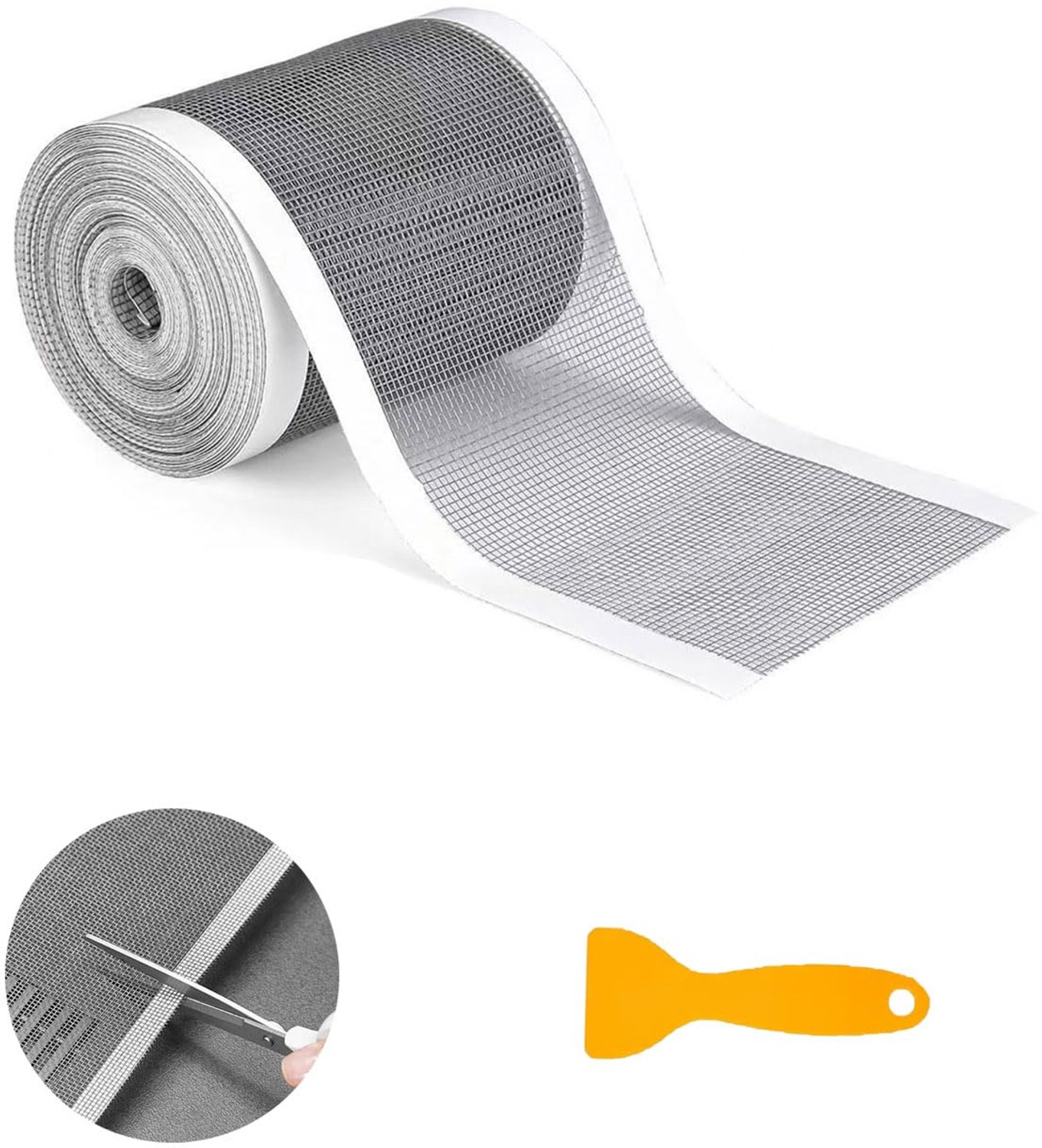 Zelfklevende Haarfilter voor Douche en Bad met Plastic Schraper