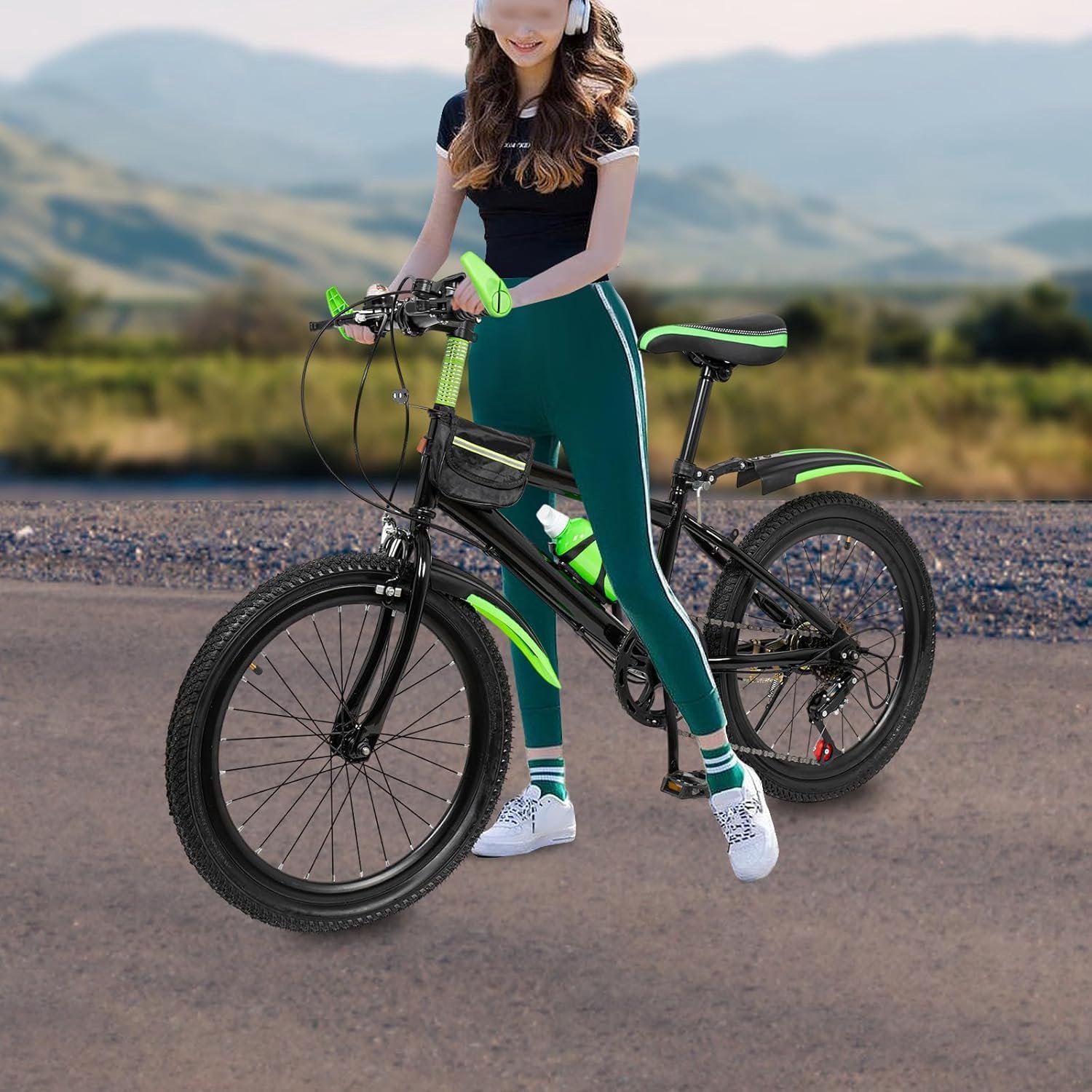 Kinderfiets 20 Inch Mountainbike met Spatbord en Waterfles