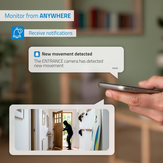 4G Binnen Beveiligingscamera 2K SuperHD met AI Detectie en Tweeweg Audio — afbeelding 5