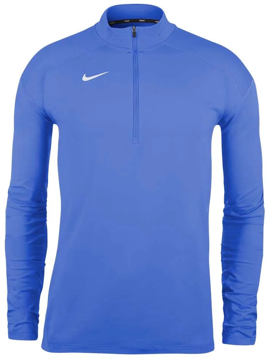Nike Dry Element Half Rits Lange Mouw T-shirt Man Blauw