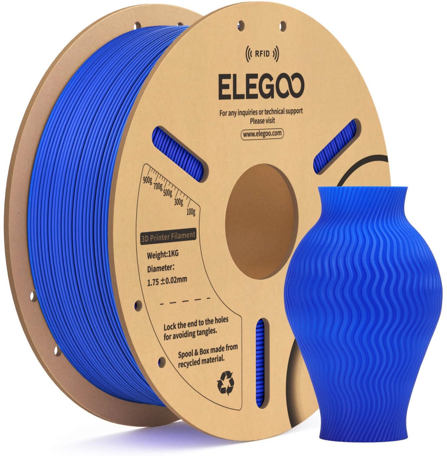 RFID PLA Filament voor 3D Printers - Donkerblauw