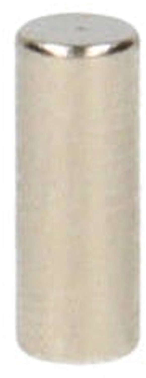 Neodymium Staafmagneet Ø3 x 8 mm N50 NiCuNi – 25 stuks