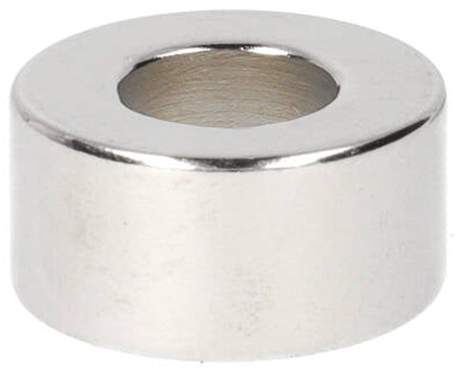 Neodymium Ringmagneet Ø20 x Ø10 x 10 mm N50 NiCuNi – 3 stuks