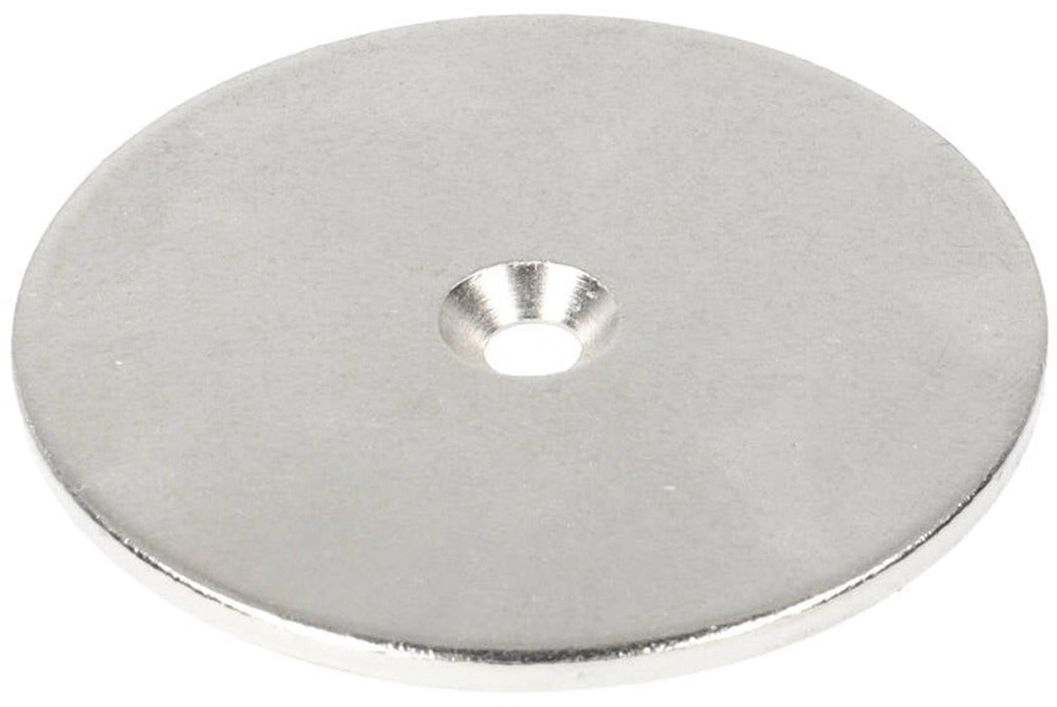Stalen Ring Ø60 x Ø5,5 x 11 mm met boor-/verzinkgat (geen magneet) – 6 stuks