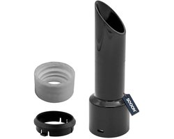 SQOON® pistoolgreep geschikt voor Numatic stofzuiger met 32 mm klikring slang - gelijk aan 216295 - kunststof, extra lang 165 mm, incl. klikring en schroefwartel