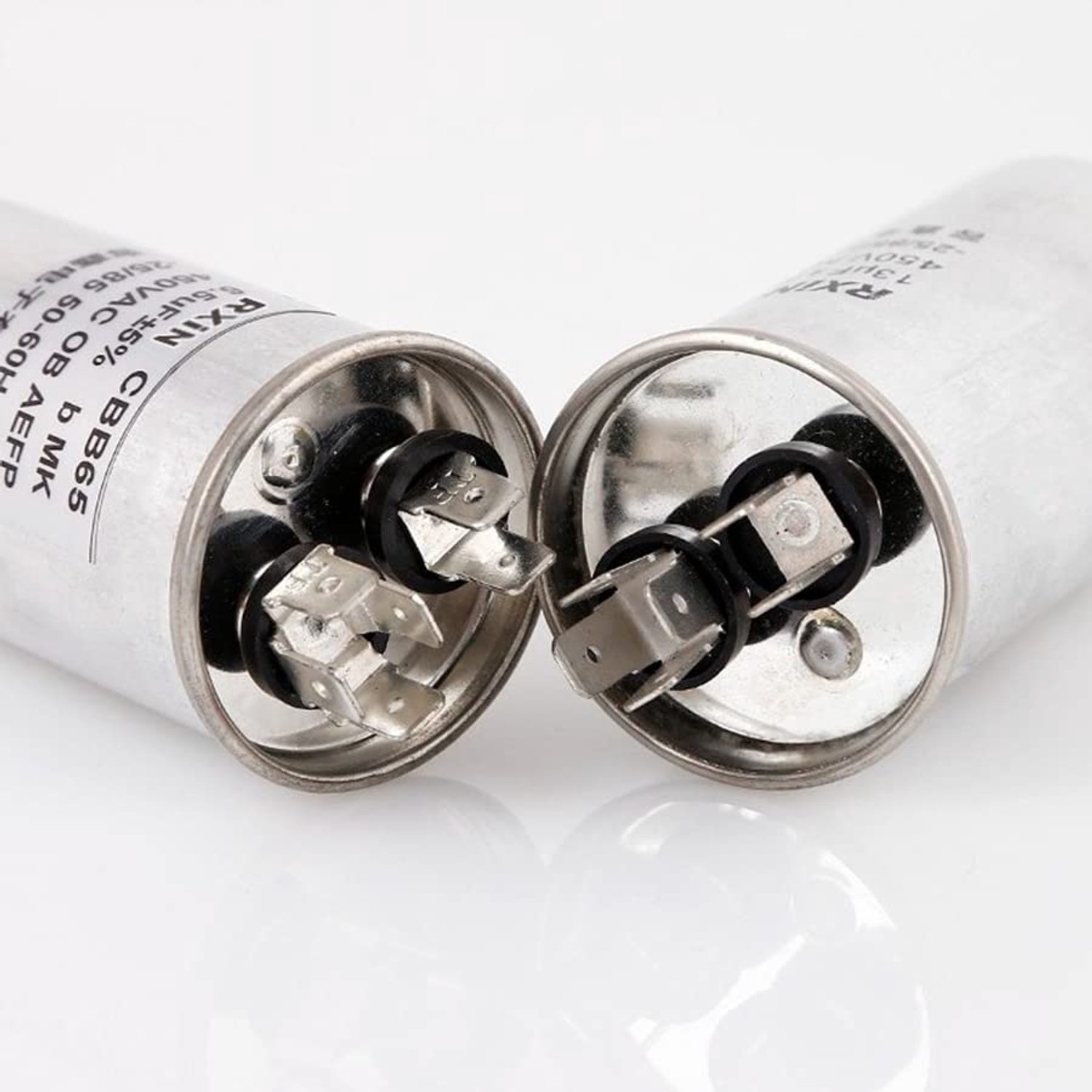 Condensator - 15uf - Voor het opstarten van AC-motoren - 450V AC - Geschikt voor wasmachines - 50Hz/60Hz