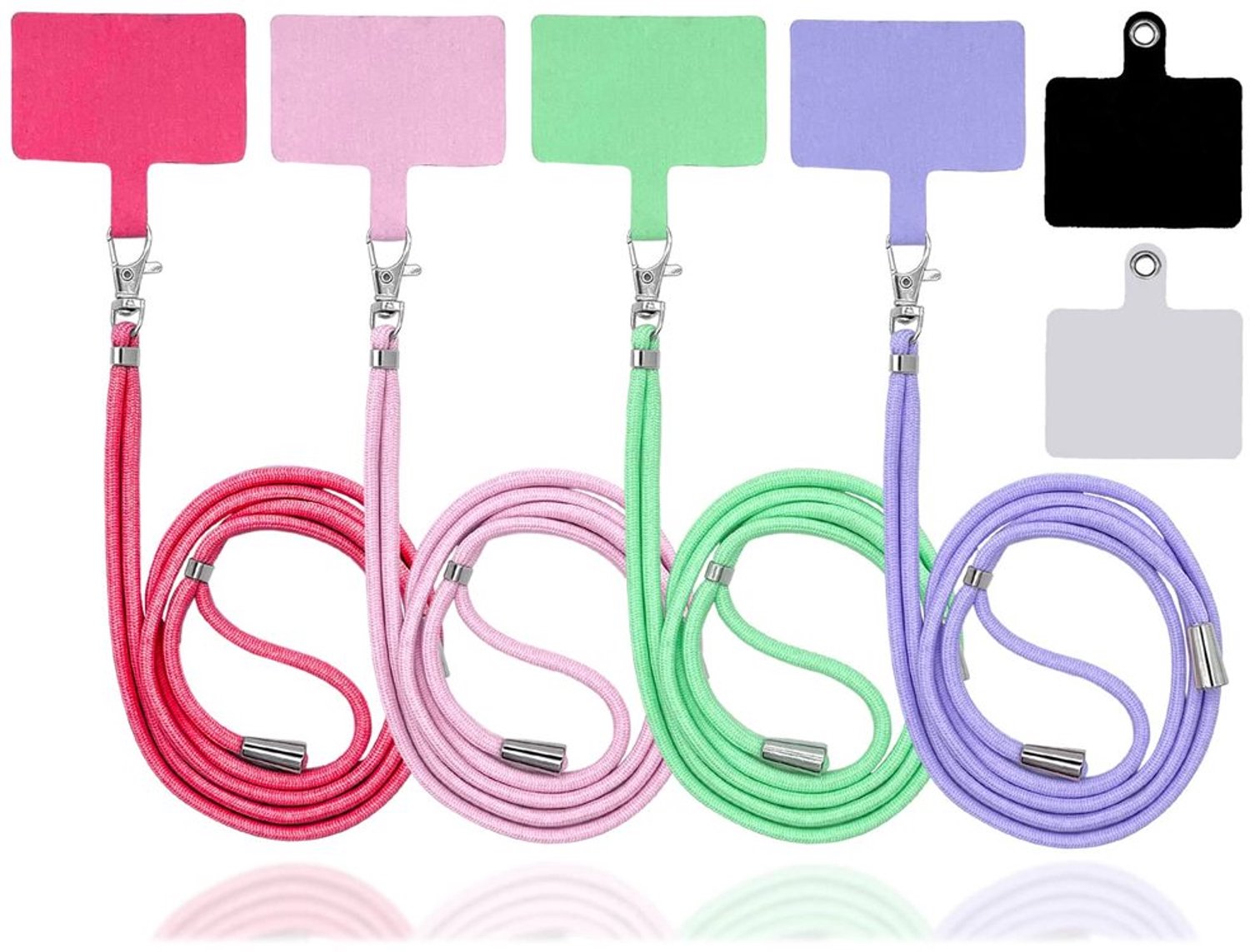 Universele Nylon Telefoon Lanyards met Vervang Patches
