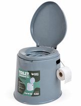 Happy Rhino - Toilet Draagbaar XL - Grijs - Toiletten - PP - 41 x 49 x 41 cm