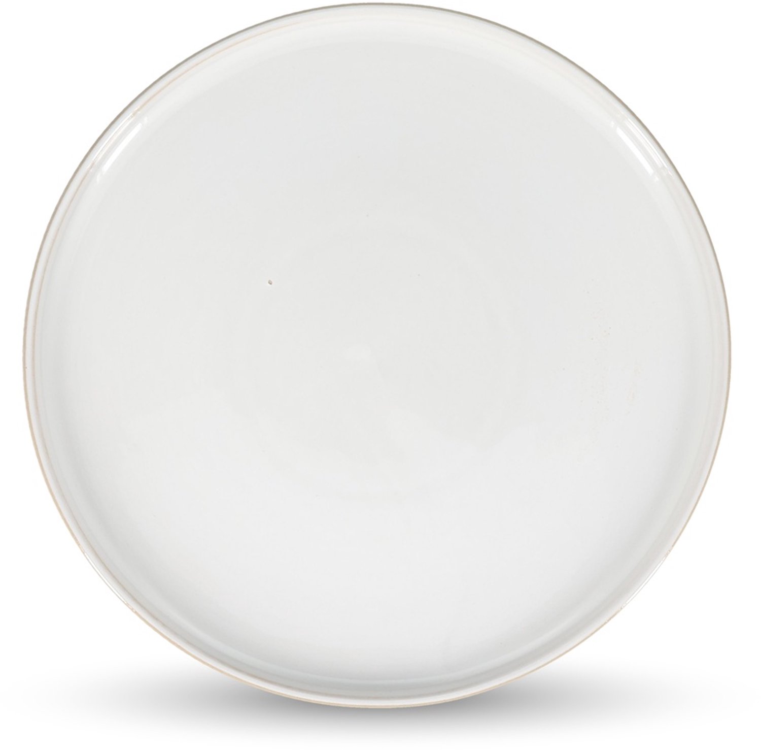 Fameilleur plat bord 27xH2cm beige Silva set van 4 - stenen eetbord en dinerbord, voor ontbijt, lunch, diner en hoofdgerecht, vaatwasser- en magnetronbestendig, voedselveilig, servies voor thuis, restaurant en horeca, mooi als cadeau