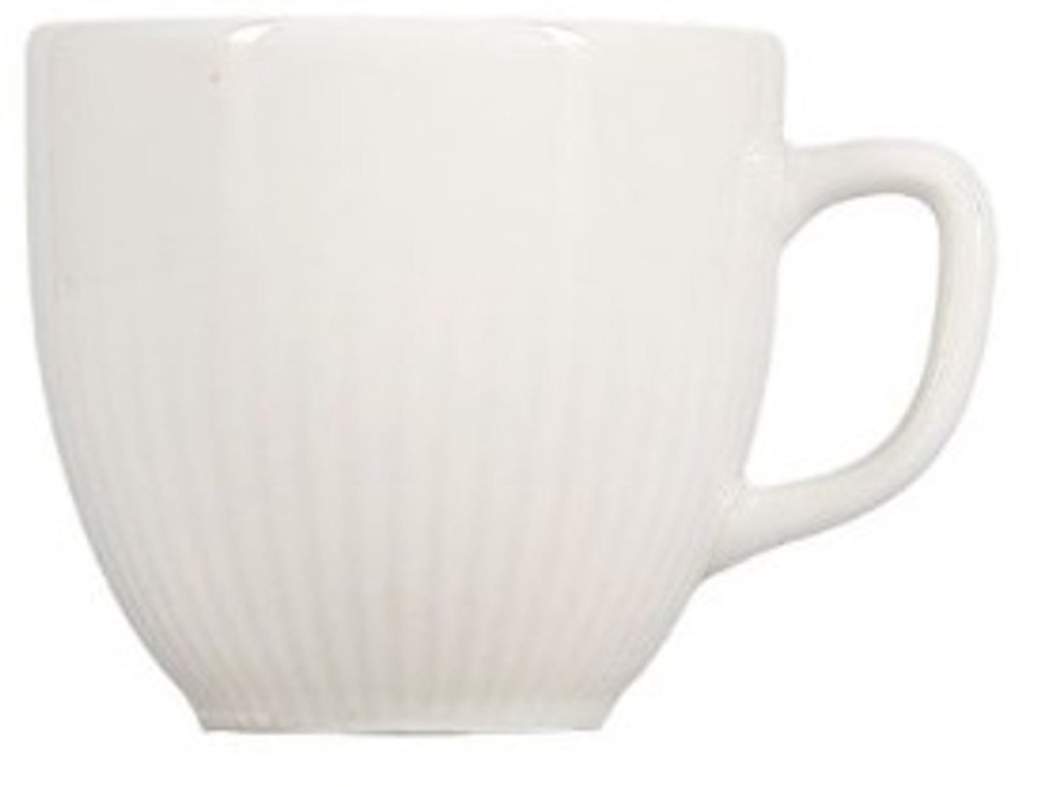 Fameilleur kop 20cl wit Solis set van 12 - porseleinen koffiekop en theekop, voor koffie, cappuccino en thee, vaatwasser- en magnetronbestendig, voedselveilig, servies voor thuis, restaurant en horeca, mooi als cadeau