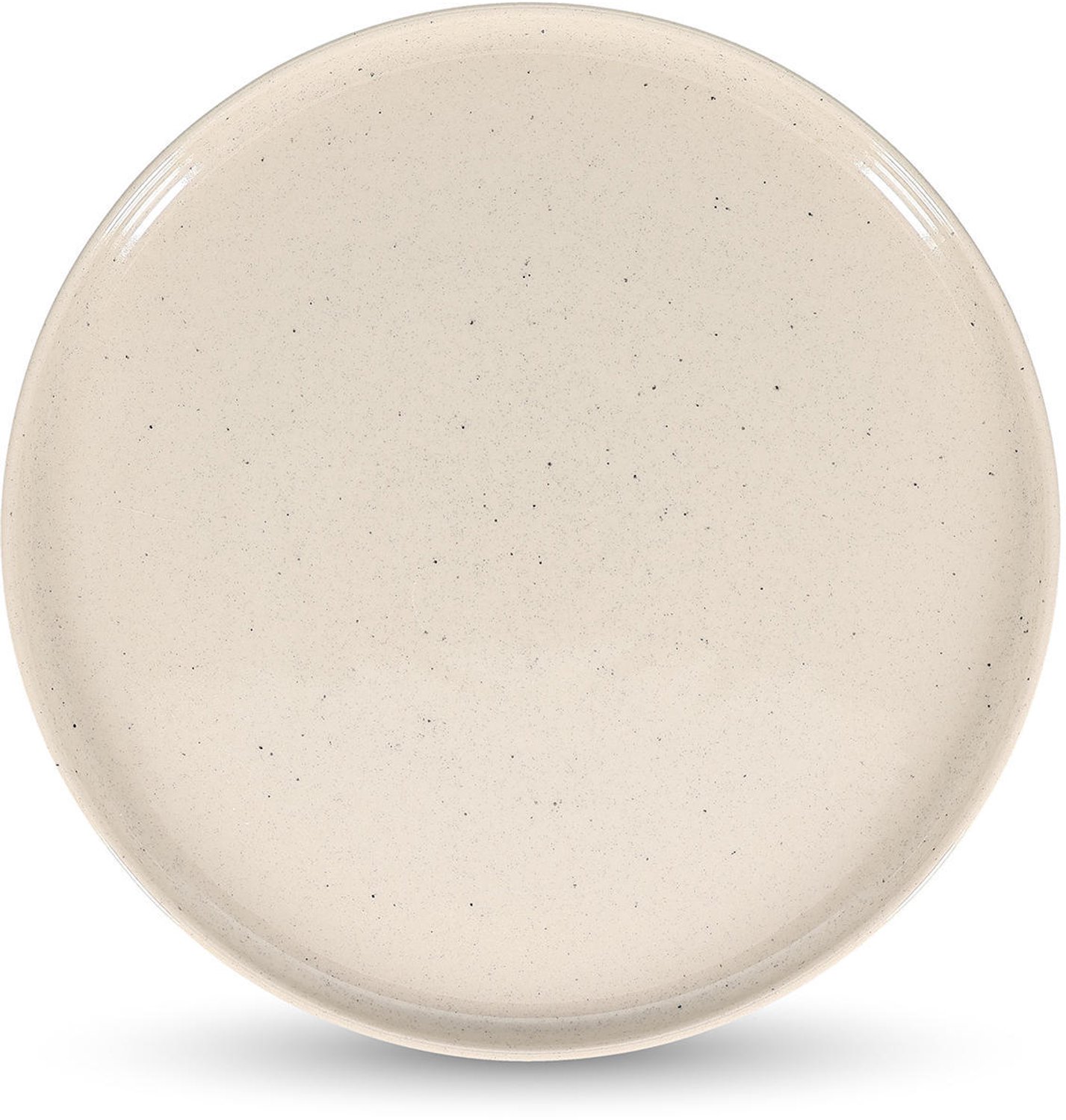 Fameilleur plat bord 33cm vanille zachtroze set van 2 - stenen eetbord en dinerbord, voor ontbijt, lunch, diner en hoofdgerecht, vaatwasser- en magnetronbestendig, voedselveilig, servies voor thuis, restaurant en horeca, mooi als cadeau