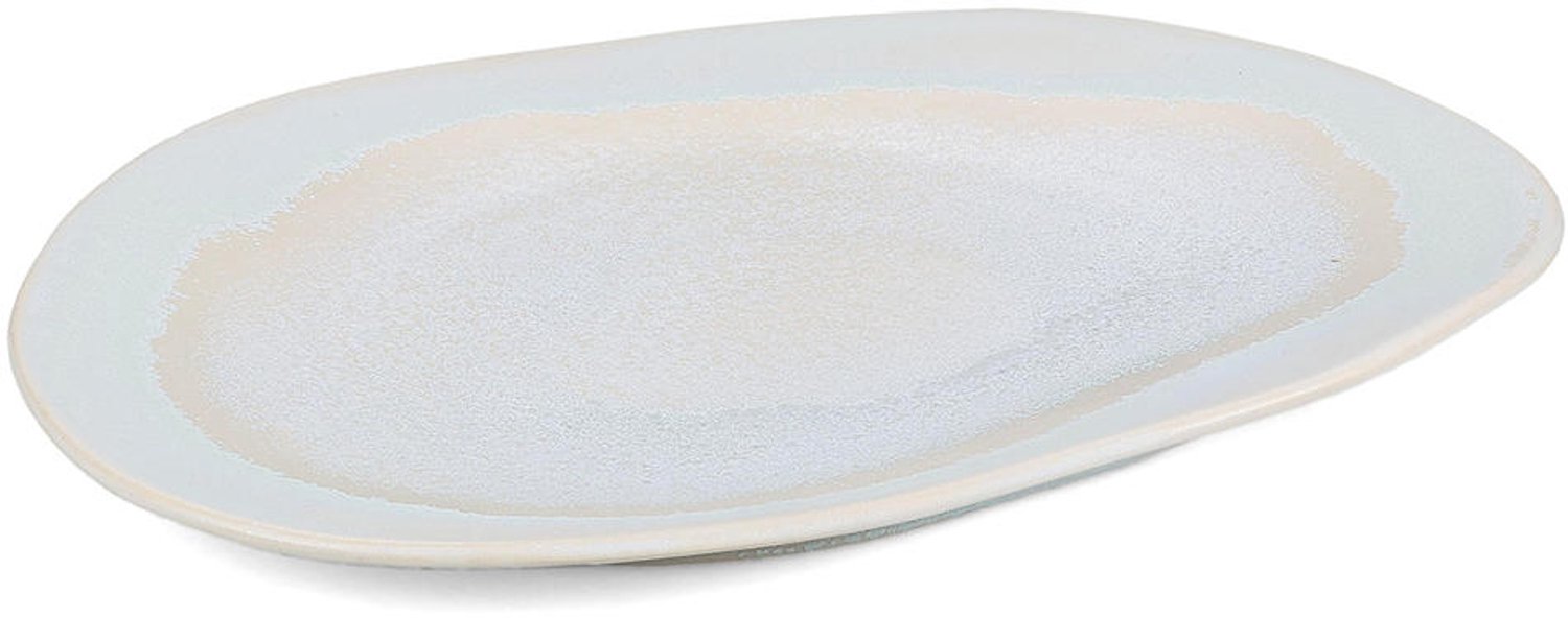 Fameilleur serveerschaal 30,5x20cm glow Moya set van 4 - porseleinen schaal om te serveren en delen, voor salades, bijgerechten, fruit en hapjes, vaatwasser- en magnetronbestendig, voedselveilig, servies voor thuis, restaurant en horeca