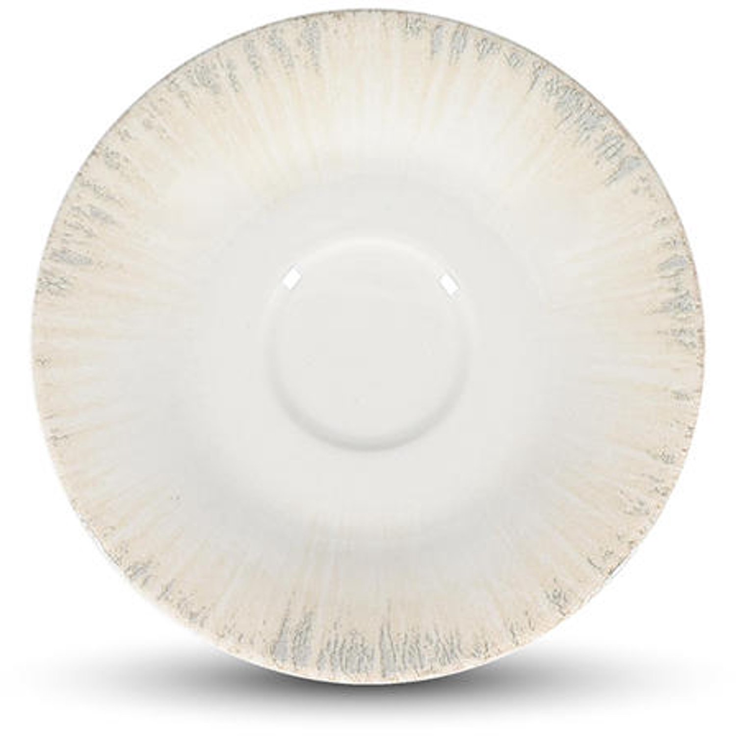 Fameilleur schotel 14cm grijs Nuance set van 6 - porseleinen onderschotel voor kopjes, voor koffiekop, theekop en espressokop, vaatwasser- en magnetronbestendig, voedselveilig, servies voor thuis, restaurant en horeca, mooi als cadeau