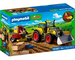 Country Grote tractor met aardappelrooier