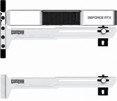 CLUTCHR - Graphics Card Holder – Videokaart Houder – GPU Beugel – Verstelbaar – Anti GPU Sag – Wit - GB27W