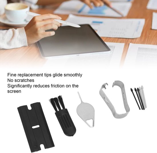 Stylus Penpunten Vervangend - 5 Stuks - Geschikt voor Galaxy Tab S9/S9+/S9 Ultra/S9 FE - ABS Materiaal - Geen Krassen - Eenvoudig te Gebruiken — afbeelding 2