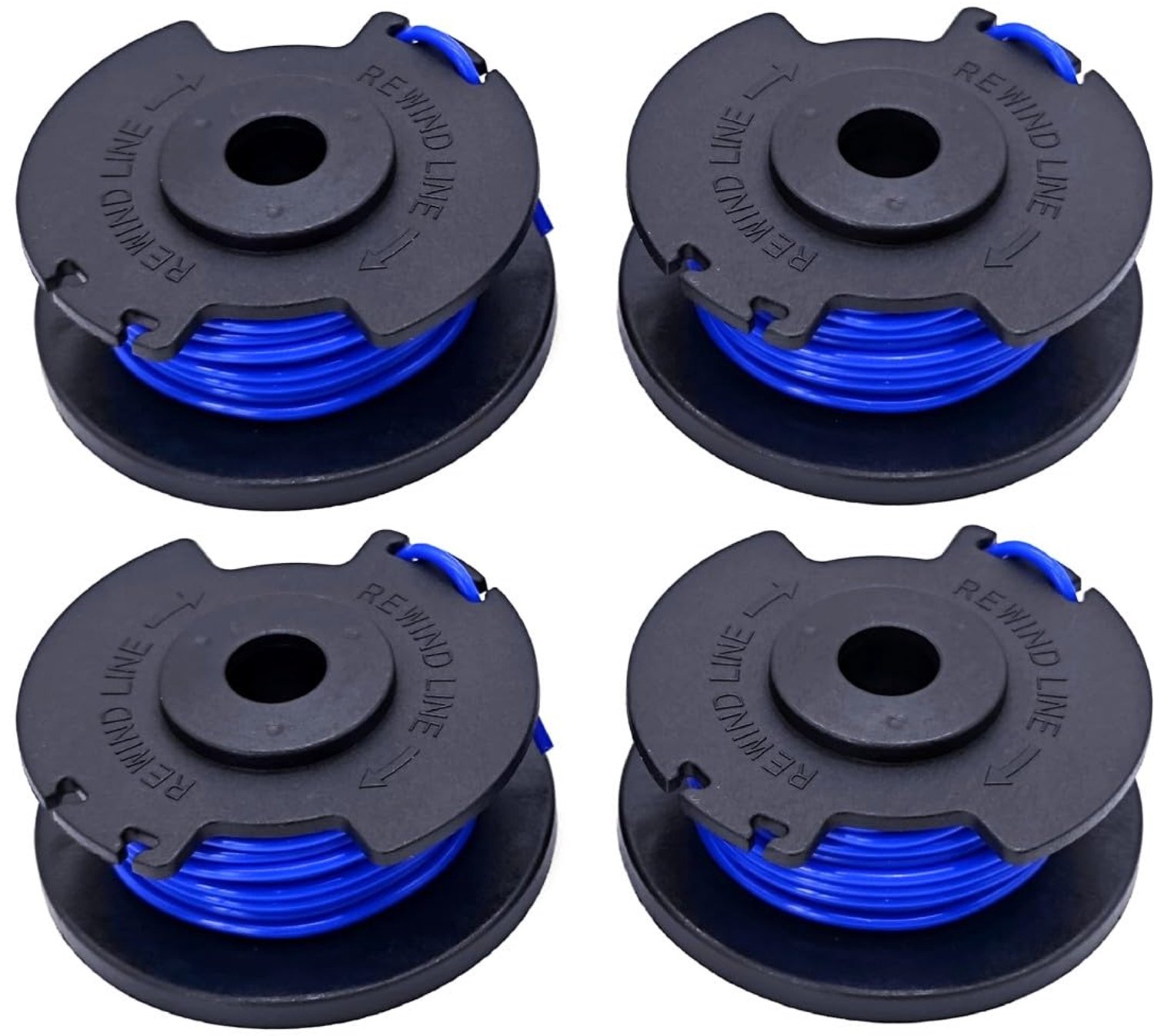 Set van 4 Vervangende Grastrimmerspoelen voor Ryobi