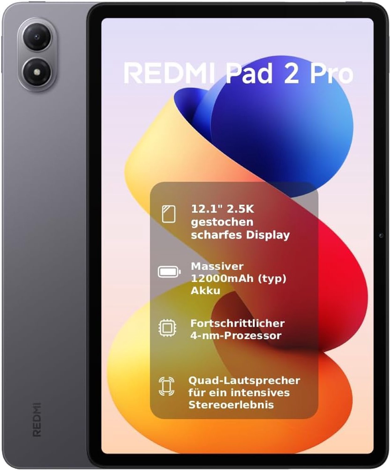 Tablet met 12.1 Inch Scherm en 256GB Opslag